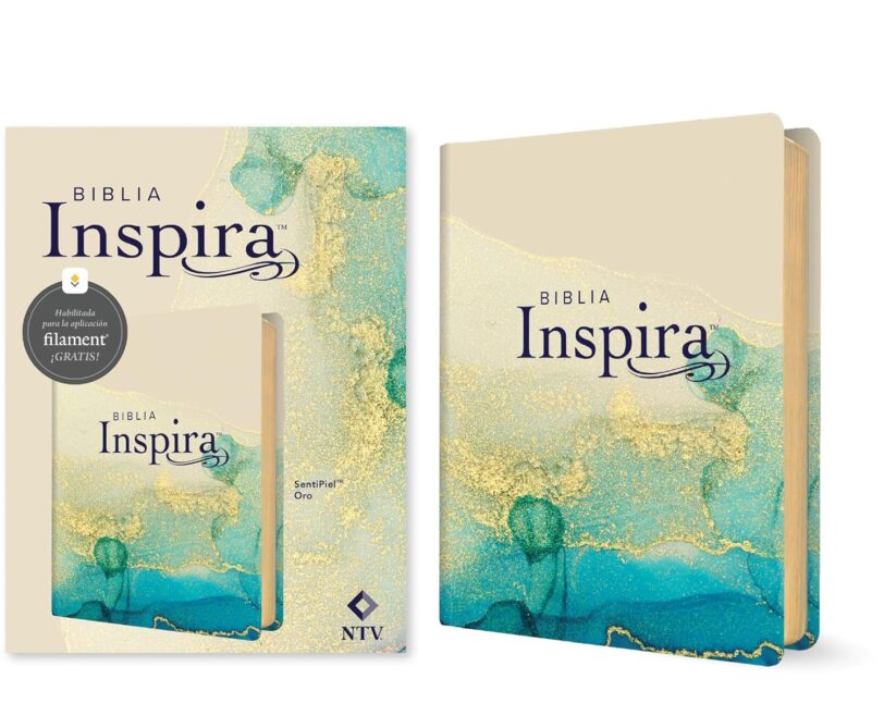 Biblia Inspira Ntv Con Filament Sentipiel, Oro - Imagen 3