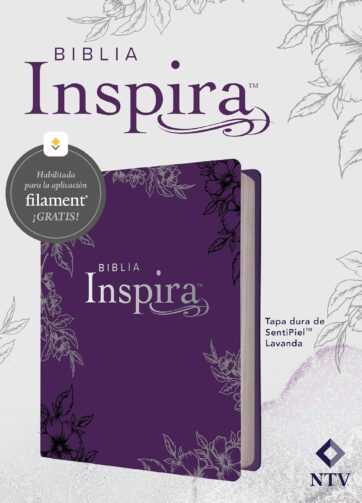 Biblia Inspira NTV Filament Lavanda - creatividad y fe