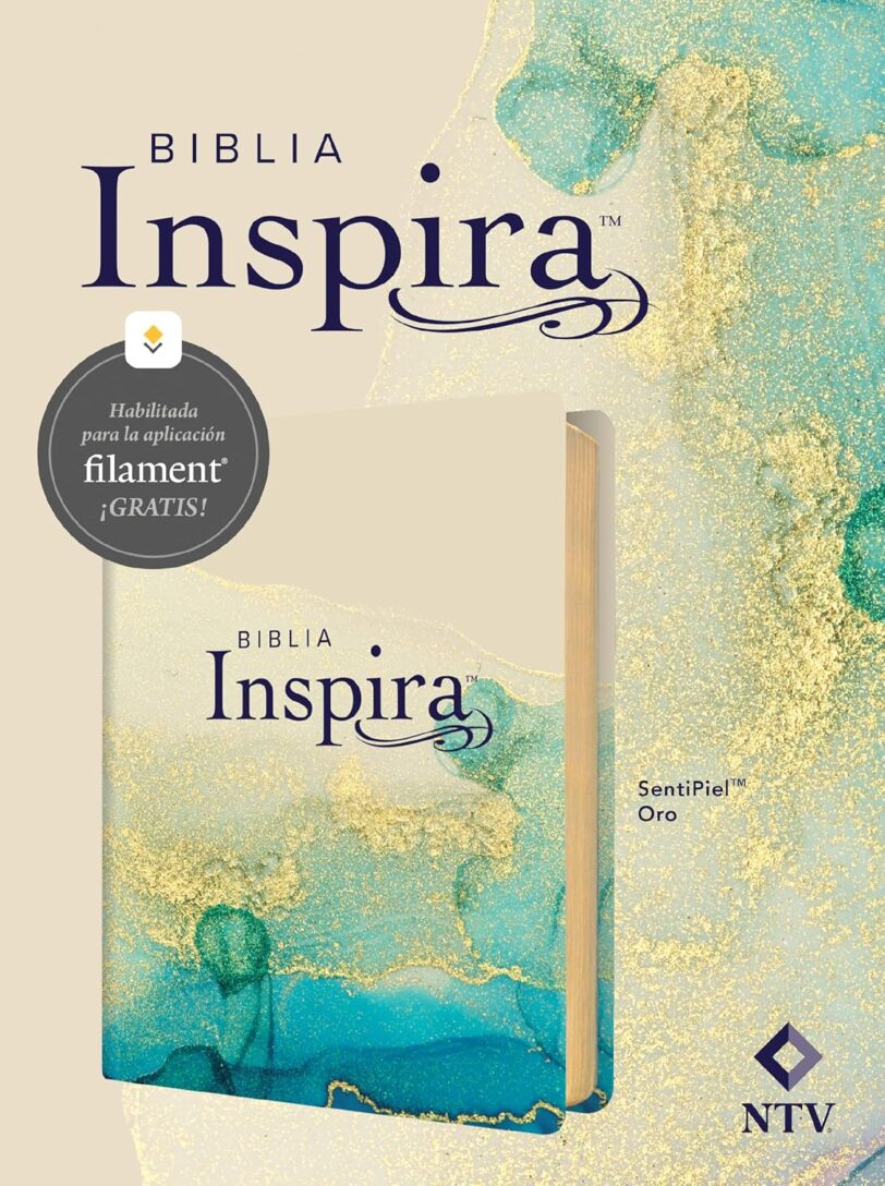 Biblia Inspira Filament Oro - creatividad y fe