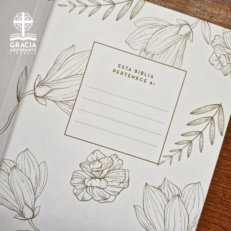 Biblia NBLA, Edición Artística Ilustrada, Tapa dura/Tela, Rosado, Palabras de Jesús en Rojo, Letra Comfort Print - Imagen 4
