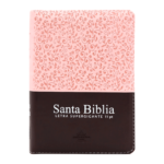 Biblia Reina Valera 1960 Chica Letra Grande Imitación Piel Rosa Marrón [RVR046cLSGiPJRTI]
