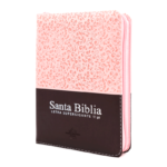 Biblia Reina Valera 1960 Chica Letra Grande Imitación Piel Rosa Marrón [RVR046cLSGiPJRTI] - Imagen 3
