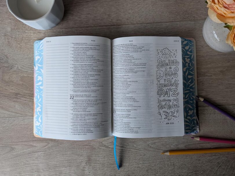 Biblia Inspira Ntv Con Filament Sentipiel, Paraíso Floral - Imagen 8