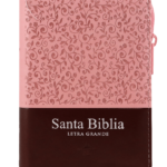 Biblia Reina Valera 1960 Tamaño Bolsillo Letra Mediana Imitación Piel Rosa Marrón (RVR26cLSGiPJRZTI)