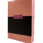 Biblia RVR1960, Letra Súper Gigante 19 puntos. Imitación Piel rosa/café. Con cierre y con índice - Imagen 3