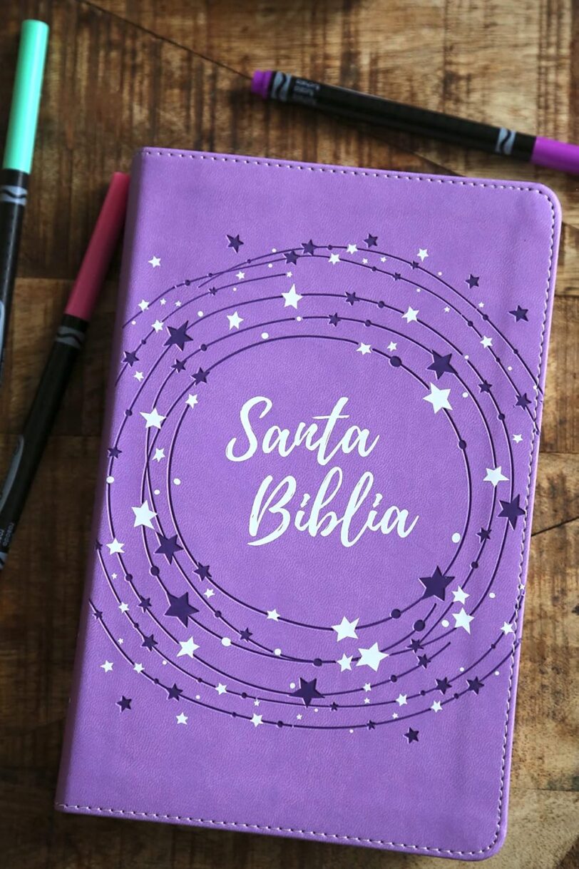 Biblia para Niños, NVI Revisión 2022, Leathersoft, Lavanda, Comfort Print - Imagen 8