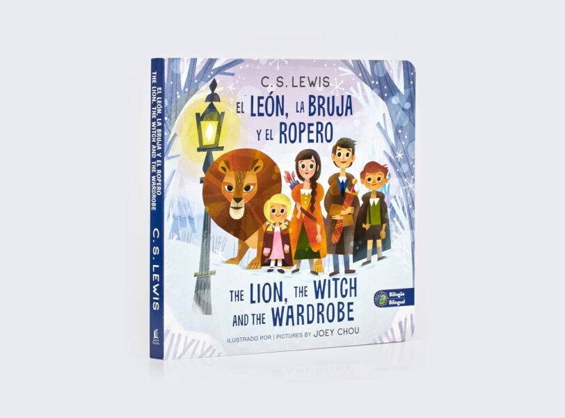 El león, la bruja y el ropero, Libro de cartón bilingüe - Imagen 2