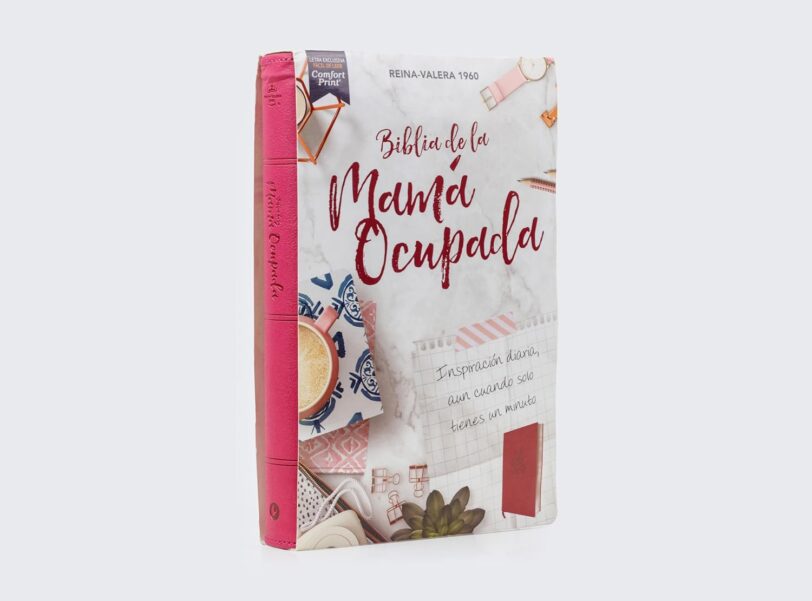 Biblia Mamá Ocupada RVR1960, Leathersoft, Magenta, Palabras de Jesús en Rojo, Comfort Print: Inspiración diaria aun cuando solo tienes un minuto - Imagen 9