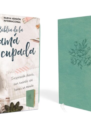 Biblia de la Mamá Ocupada NVI, Leathersoft, Turquesa, Palabras de Jesús en Rojo, Comfort Print: Inspiración diaria aun cuando solo tienes un minuto