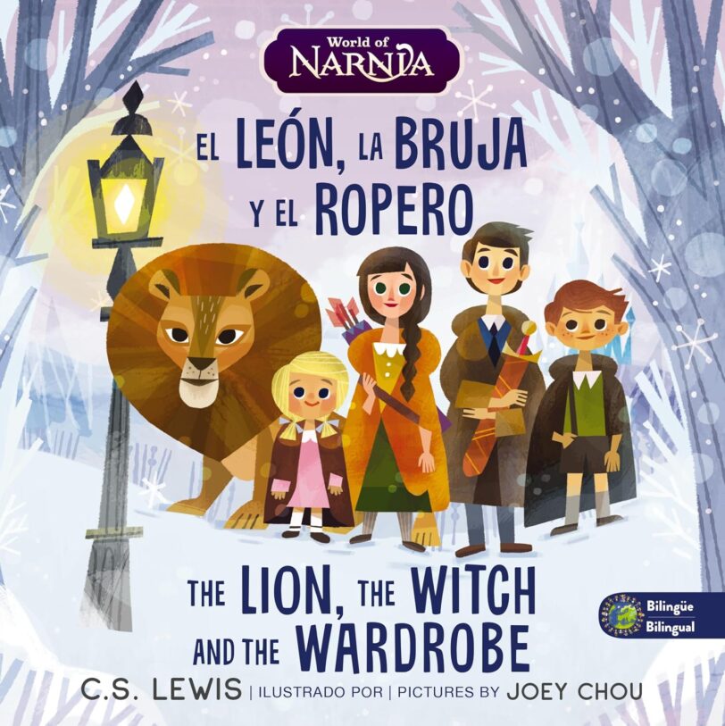 El león, la bruja y el ropero, Libro de cartón bilingüe