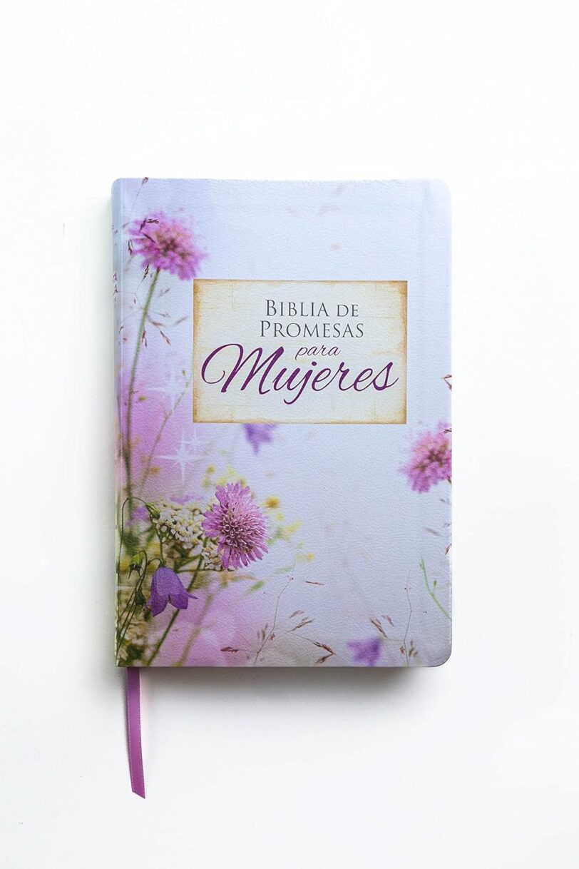 Biblia de Promesas RVR1960 Para Mujeres, Piel especial, Floral - Imagen 2