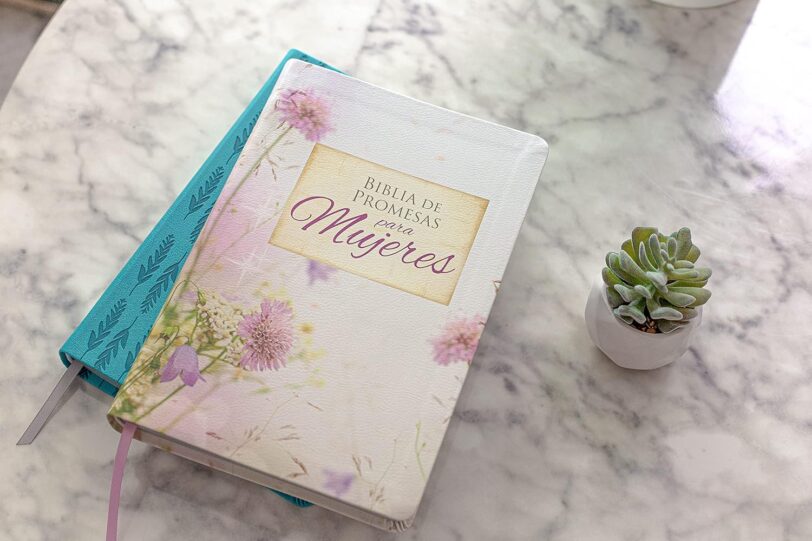 Biblia de Promesas RVR1960 Para Mujeres, Piel especial, Floral - Imagen 11