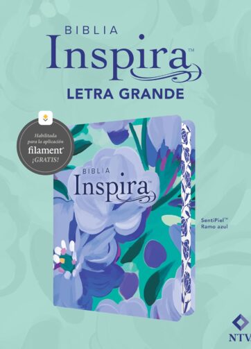 Biblia Inspira Filament Ramo Azul biblia física