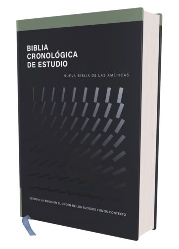 Biblia Cronológica NBLA con tapa dura e interior a color