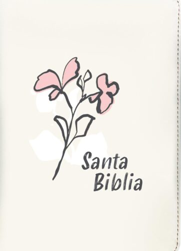 Biblia compacta NTV con Filament beige con cierre y letra grande