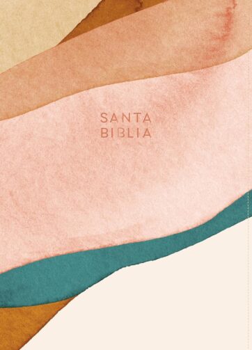 Biblia RVR 1960 acuarela simil piel