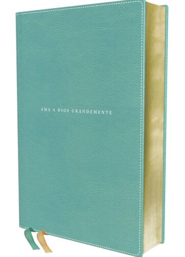 Biblia NBLA Ama a Dios Grandemente Turquesa libro físico
