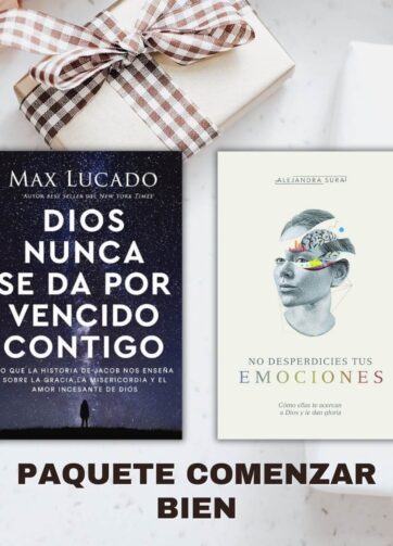Paquete Comenzar Bien – Dios nunca se da por vencido contigo + No desperdicies tus emociones