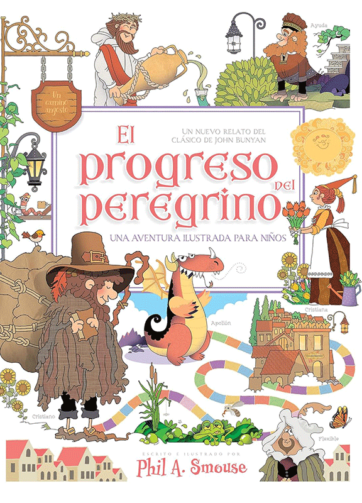portada libro El progreso del peregrino ilustrado para niños edición física cristiana