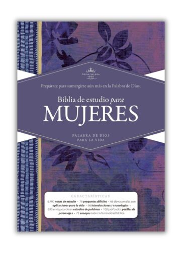 Biblia de estudio mujeres RVR1960 tapa dura en Gracia Abundante Librería.
