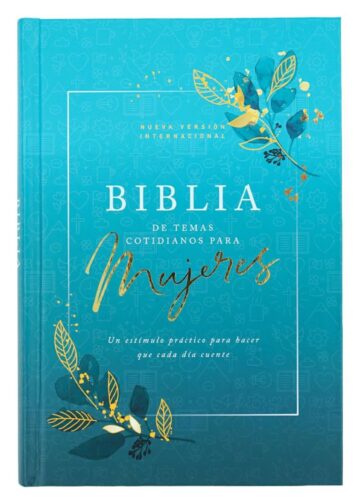 Biblia NVI temas cotidianos para mujeres tapa dura turquesa