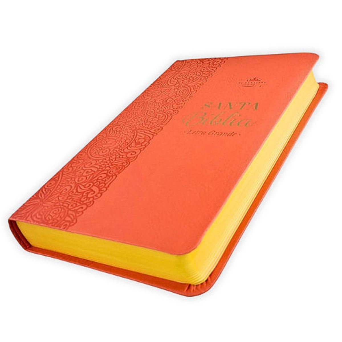 Biblia RVR1960 Obsequios y Premios Letra Grande Imitación Piel Coral - Imagen 2