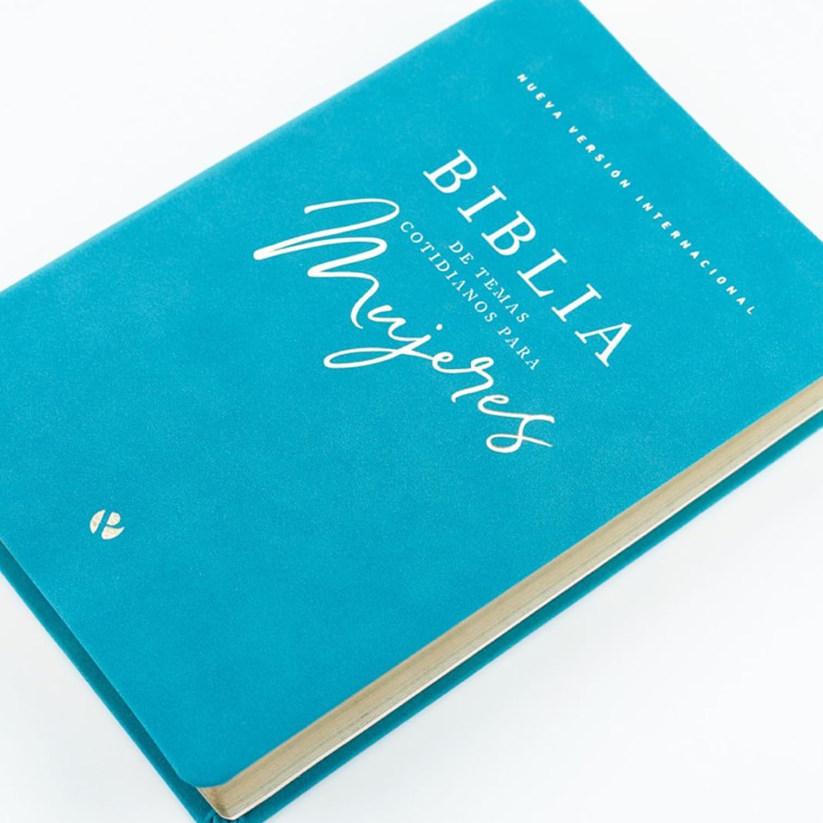 Biblia NVI Temas Cotidianos Para Mujeres Piel Especial Turquesa - Imagen 2