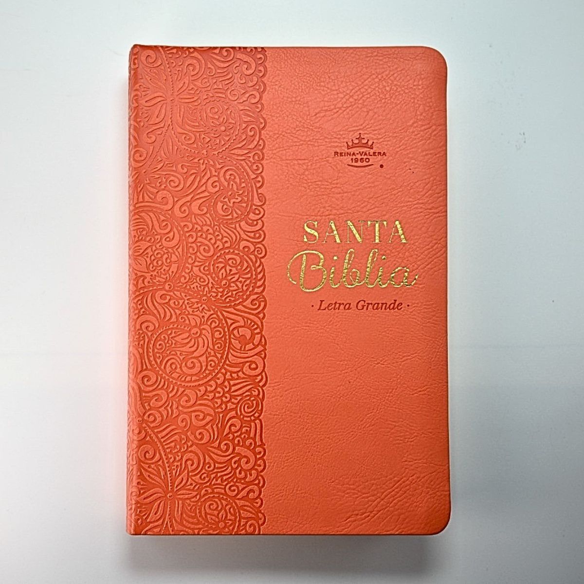 Biblia RVR1960 Obsequios y Premios Letra Grande Imitación Piel Coral - Imagen 6