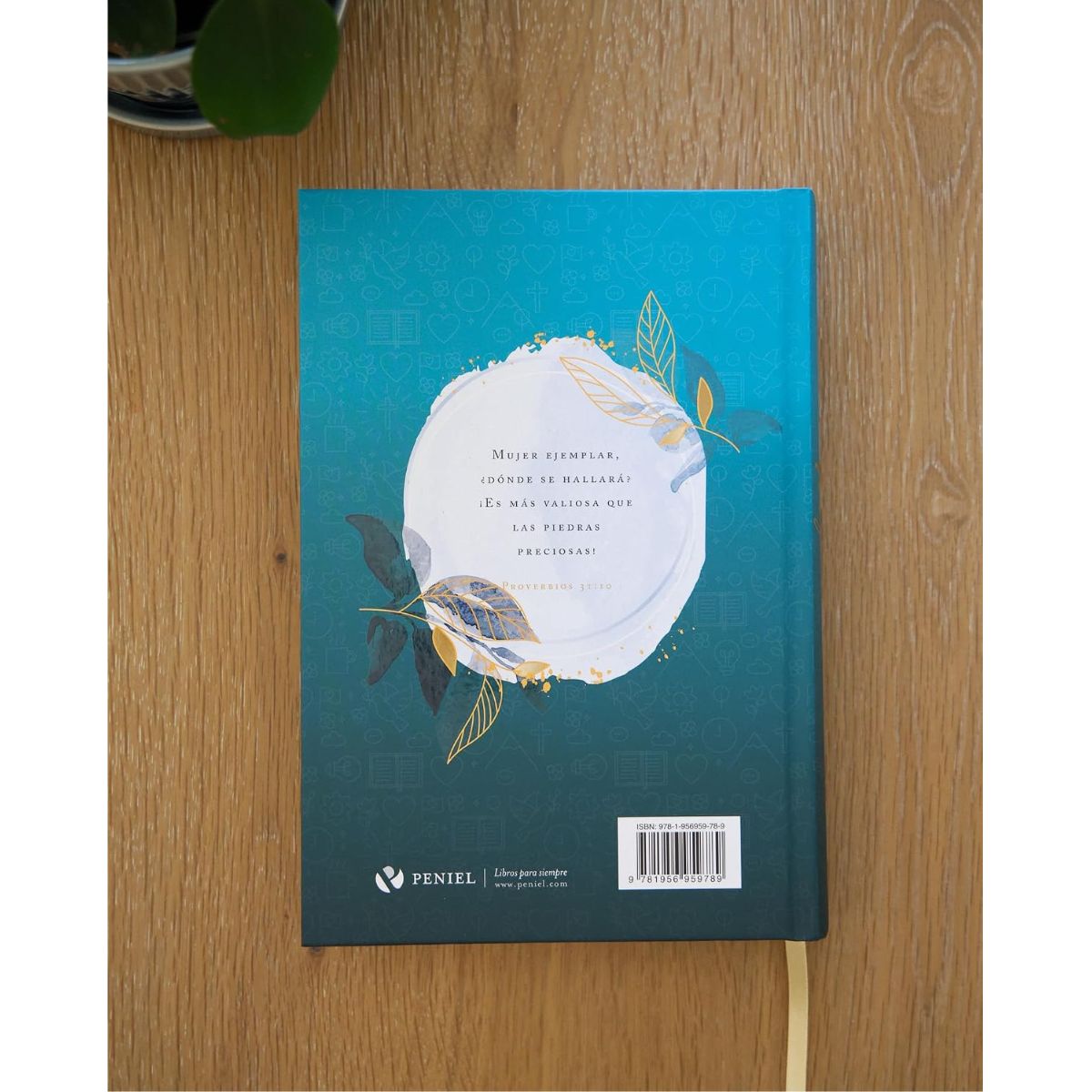 Biblia NVI Temas Cotidianos Para Mujeres Tapa Dura Turquesa - Imagen 7