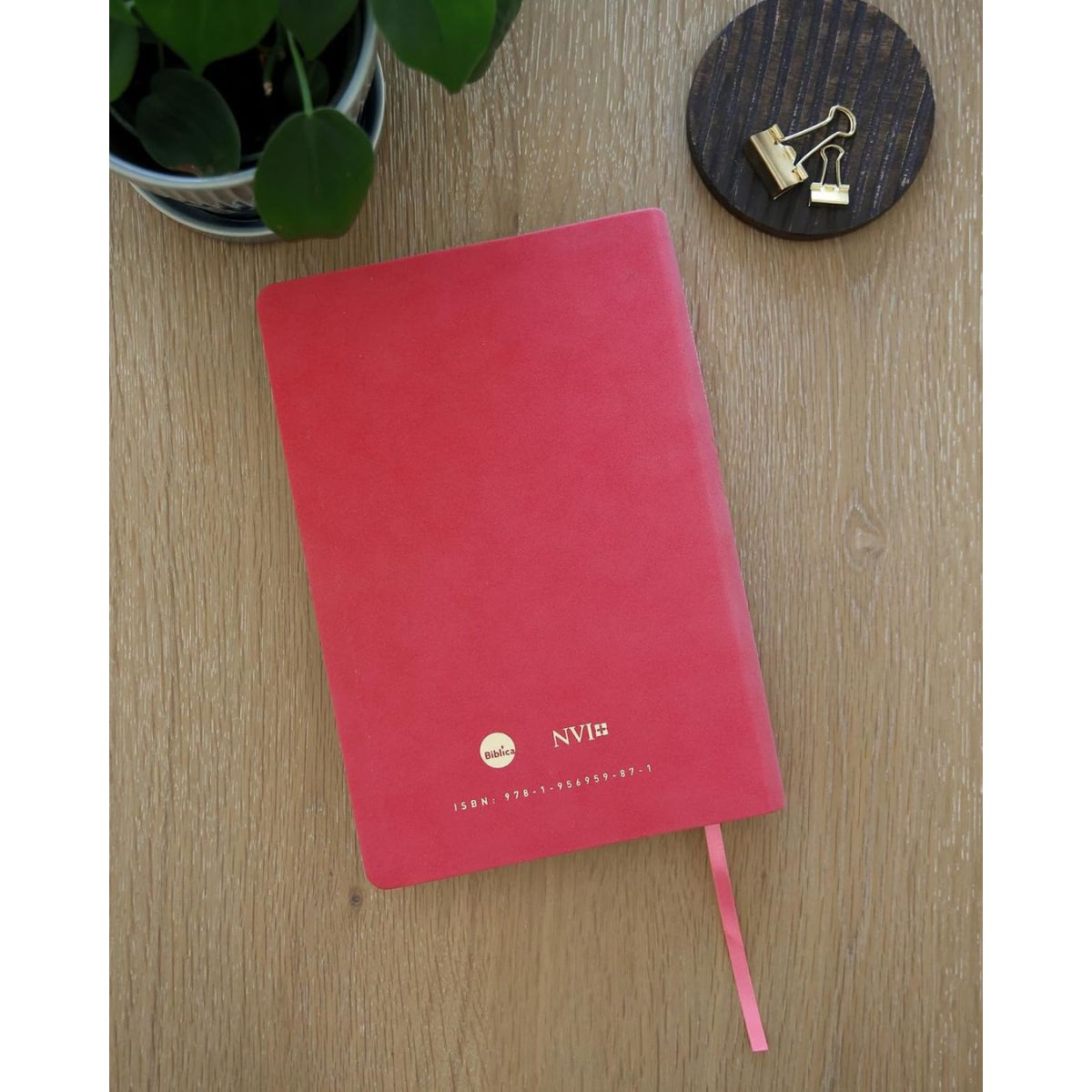 Biblia NVI Temas Cotidianos Para Mujeres, Piel especial, Rosa - Imagen 9