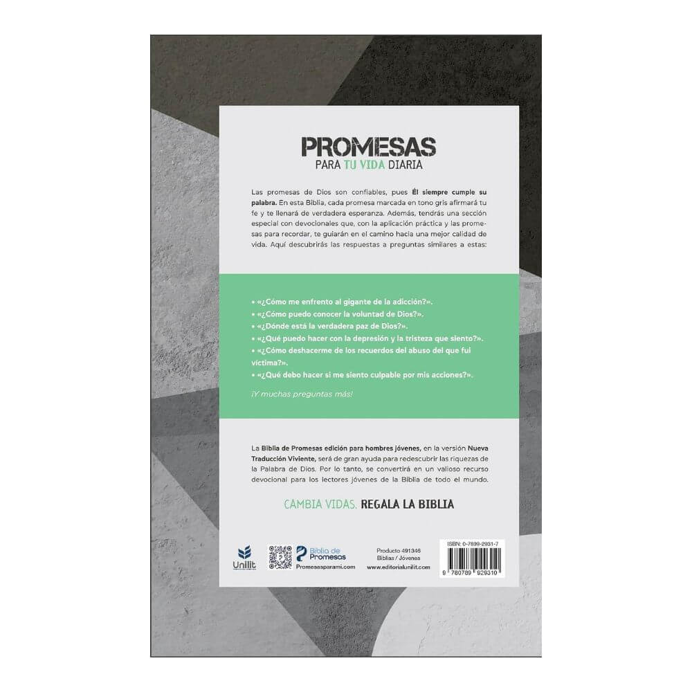 Biblia de Promesas Edición para Hombres NTV - Imagen 2