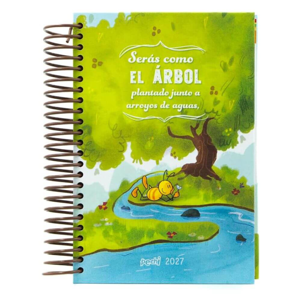 Vista frontal de la Agenda Pechi 2027 Arbol Frondoso