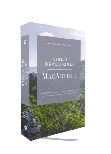Biblia Devocional MacArthur NBLA tapa dura edición física
